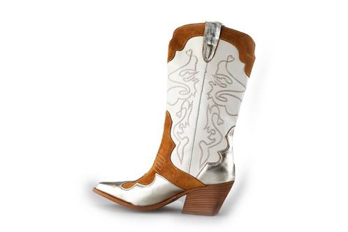 Divine Follie Cowboy laarzen in maat 38 Bruin | 10% extra, Kleding | Dames, Schoenen, Bruin, Zo goed als nieuw, Verzenden
