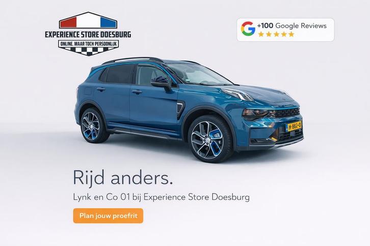 Ontdek de Lynk en Co 01 bij Experience Store Doesburg!, Auto's, Lynk & Co, Dealer onderhouden, Onderhoudsboekje, Grijs, SUV of Terreinwagen