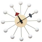Ball Klok bluefurn Wandklok, Huis en Inrichting, Woonaccessoires | Klokken, Verzenden, Nieuw