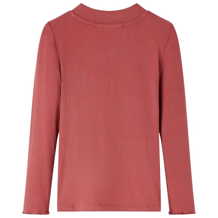 vidaXL Kindershirt met lange mouwen en lage col 128, Kinderen en Baby's, Kinderkleding | Overige, Nieuw, Verzenden