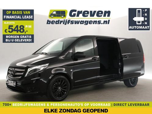 Mercedes-Benz Vito 119 CDI Extra Lang 191PK AUT LED €548pm, Auto's, Bestelauto's, Te koop, Automaat, Financial lease, Diesel, Zwart