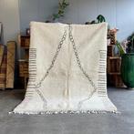 Groot nieuw Marokkaans Berber wit wollen tapijt - Vloerkleed, Nieuw