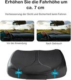 Leren Memory Foam Verhogingskussen Auto, Bureau en meer –, Huis en Inrichting, Woonaccessoires | Kussens, Verzenden, Nieuw, Zwart