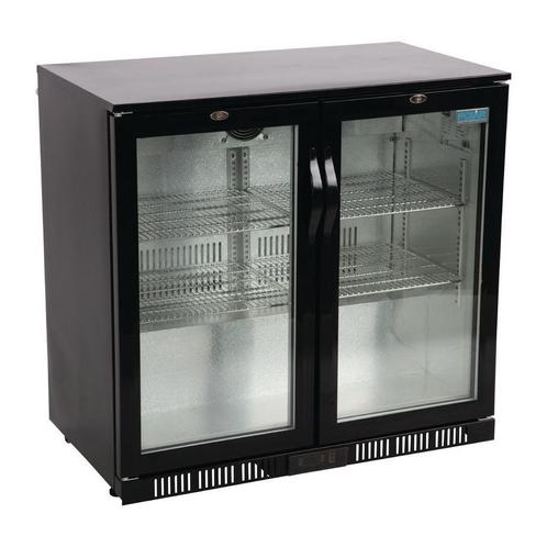 2-deurs barkoeling met klapdeuren | zwart | 198L | 85(h)x..., Zakelijke goederen, Horeca | Keukenapparatuur, Verzenden