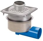 Afvoerput | RVS | 75l/min | 200 x 200 mm HorecaTraders, Verzenden, Nieuw in verpakking