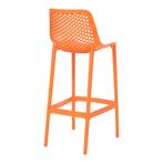 Barkruk Buiten - 75 cm - Air - Oranje - Siesta, Huis en Inrichting, Barkrukken, Verzenden, Nieuw