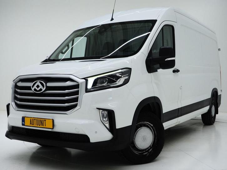 Maxus Deliver 9 2.0 CIT L3H2 Luxe 3 Zits, Auto's, Bestelauto's, Onderhoudsboekje, Lease, Zwart, Handgeschakeld, Financial lease