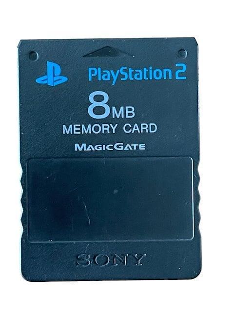 Playstation 2 Memory Card 8MB Zwart Origineel (PS2), Spelcomputers en Games, Spelcomputers | Sony PlayStation Consoles | Accessoires