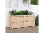 vidaXL - Plantenbak - 150x50x70 - cm - massief - grenenhout, Tuin en Terras, Bloempotten, Verzenden, Nieuw
