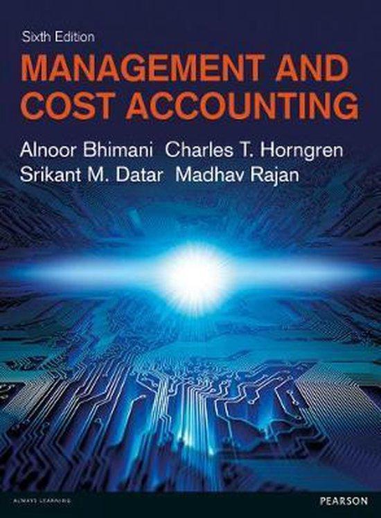 Management and Cost Accounting, 9781292063461, Boeken, Studieboeken en Cursussen, Zo goed als nieuw, HBO, Verzenden
