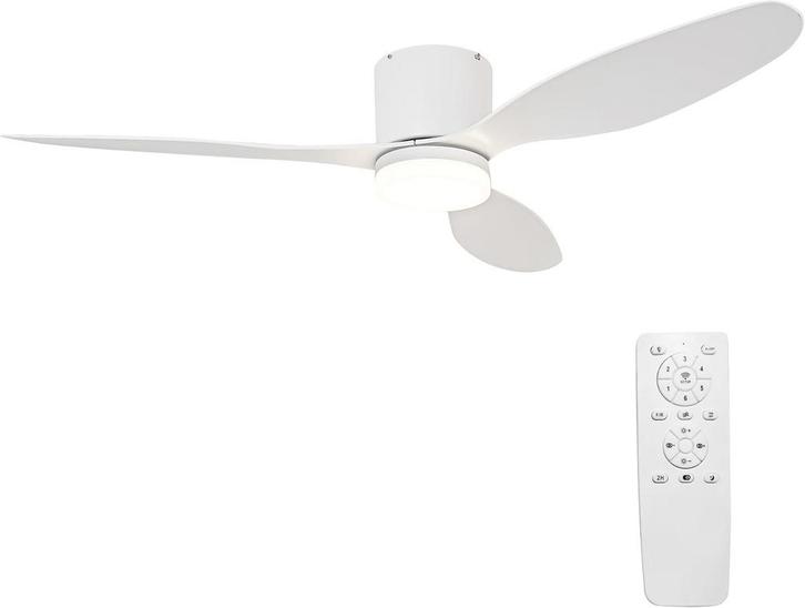 Plafondventilator met verlichting - Plafondlamp met ventilat, Witgoed en Apparatuur, Ventilatoren, Zo goed als nieuw, Verzenden