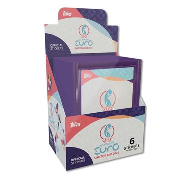 Topps Euro 2025 Women - Display Met 50 Packs beschikbaar voor biedingen