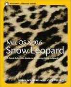 Peachpit learning series: Mac OS X 10.6 Snow Leopard by, Gelezen, Robin Williams, John Tollett, Verzenden