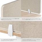 2dekans | tectake® Bureauscherm scheidingswand Noisy - Met, Ophalen of Verzenden, Zo goed als nieuw, Tectake