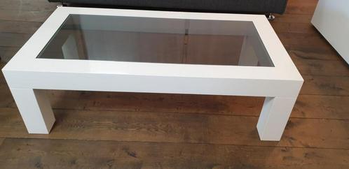 Salontafel Shine wit hoogglans met, Huis en Inrichting, Tafels | Salontafels, Nieuw, Glas, Ophalen of Verzenden