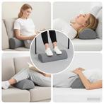 vidaXL Been Kussen Geometrisch Grijs 52 x 20 x 11 cm, Verzenden, Nieuw, Grijs