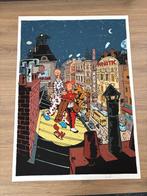 Schwartz & Yann - 1 sérigraphie - Spirou et Fantasio - 2017, Nieuw
