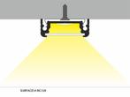 LED Strip Profiel - surface - voor strips tot 14mm - 2mt, Nieuw, Ophalen of Verzenden