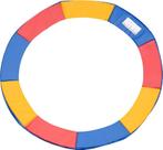 Regenboog trampoline randbescherming 244 cm - Robuust en..., Ophalen of Verzenden, Nieuw
