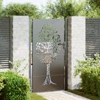 vidaXL Tuinpoort Anders Zwart 105 x 200 cm Poedergecoat, Tuin en Terras, Tuinpoorten, Verzenden, Nieuw