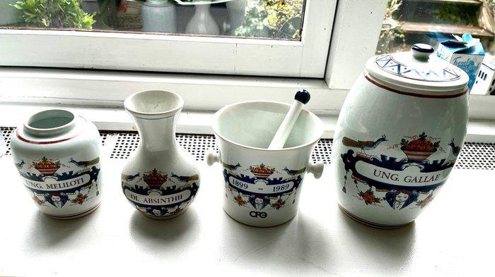 Oud Delft, Nijmegen - Apothekerspot (4) - Delfts blauw -, Antiek en Kunst, Antiek | Glas en Kristal