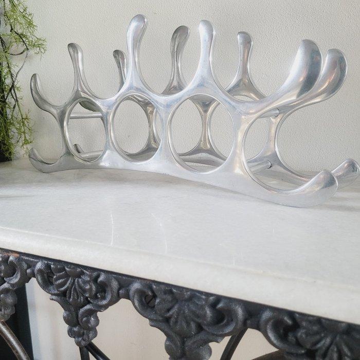 Michael Noll - Wijnrek - Noll, 9 Flessen - Gepolijst, Antiek en Kunst, Antiek | Meubels | Stoelen en Banken