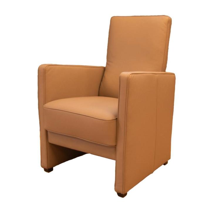 Amigo lederen Fauteuil, hoge showroomkorting bij Relaxst.nl, Huis en Inrichting, Fauteuils, Minder dan 75 cm, Nieuw, 50 tot 75 cm