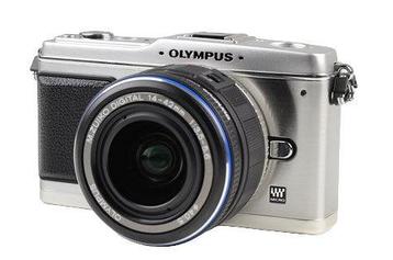 Olympus E-P1 Systeemcamera + 14-42 Lens - Zilver