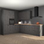 Beton antraciet keuken Parla 90732, Verzenden, Nieuw