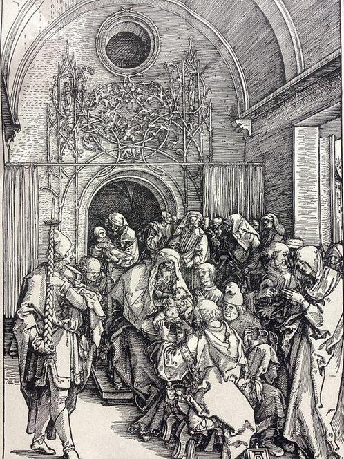 Albrecht Durer (1471-1528), after - ‘The Circumcision’ from, Antiek en Kunst, Antiek | Boeken en Bijbels