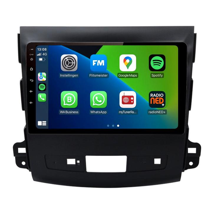 Mitsubishi Outlander Android Autoradio 2008 t/m 2012 CarPlay, Auto diversen, Autoradio's, Ophalen of Verzenden