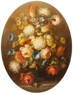 Spaanse school (XX) - Bouquet con flores