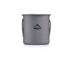 Titanium Camping Mok met Deksel Lichtgewicht Hiking Outdoor, Verzenden, Nieuw