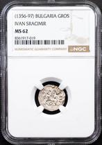 . Bulgarije Ivan Sracimir. Grosh 1356-1397 / MS 62 (Zonder