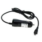 USB Micro B autolader met vaste kabel - 2A / zwart, Telecommunicatie, Nieuw, Ophalen of Verzenden