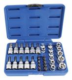 Torx Dopset - Torxset En E Socket Set - 34 Delig - 3/8 Duims, Nieuw, Ophalen of Verzenden