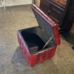 Boxstool - Antiek rood, Nieuw, Overige materialen