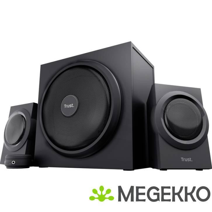 Trust Yuri 2.1 Speakerset met Subwoofer Zwart, Computers en Software, Pc speakers, Nieuw, Verzenden