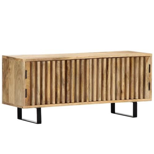 vidaXL Tv-meubel 90x30x40 cm massief mangohout, Huis en Inrichting, Kasten | Televisiemeubels, 25 tot 50 cm, Nieuw, Overige houtsoorten