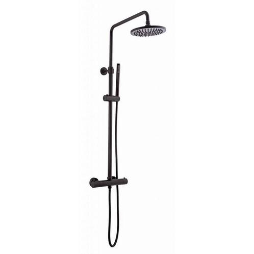 Regendoucheset Thermostatisch Sanilux Round met Handdouche, Doe-het-zelf en Verbouw, Sanitair, Kraan, Nieuw, Ophalen of Verzenden