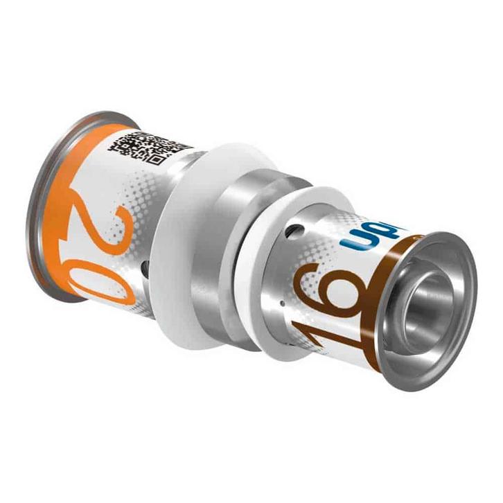 Uponor MLC perskoppeling recht 20 x 16, Doe-het-zelf en Verbouw, Buizen en Afvoer, Nieuw, Ophalen of Verzenden