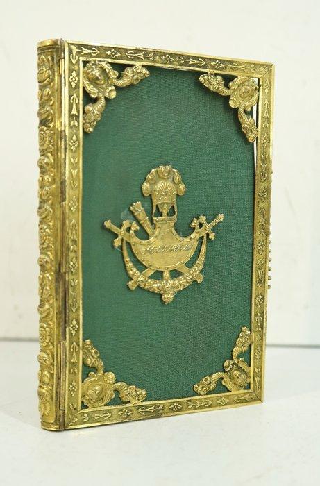 Carnet de notes et calendrier gravé pour 1818 [Reliure en, Antiek en Kunst, Antiek | Boeken en Bijbels