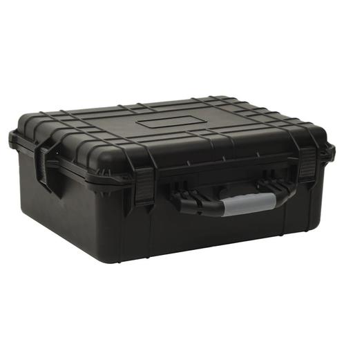 vidaXL Flightcase draagbaar 55x43x21 cm PP zwart, Audio, Tv en Foto, Fotografie | Fototassen, Nieuw, Verzenden