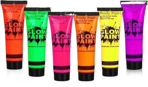 Blacklight Schmink  Geel, Verzamelen, Rookartikelen, Aanstekers en Luciferdoosjes, Nieuw, Ophalen of Verzenden