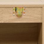 vidaXL 5-delige Badkamermeubelset - bewerkt hout in, Huis en Inrichting, Ophalen of Verzenden, Zo goed als nieuw