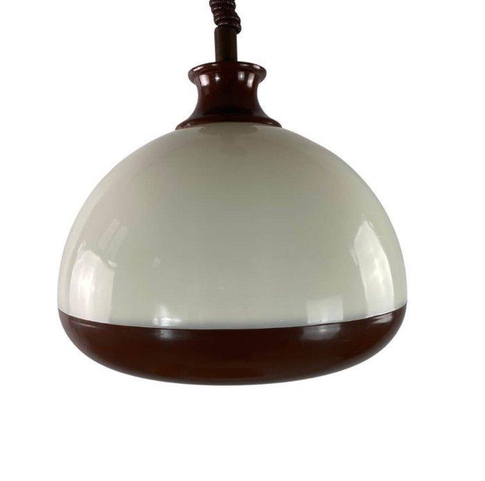 Plafondlamp - acryl - Een drie-lamp Space Age-stijl hanglamp, Antiek en Kunst, Kunst | Designobjecten