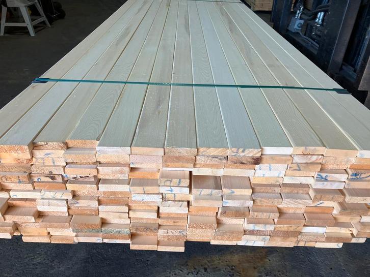 Hardhout–Alaska Yellow Cedar–open gevel-rhombus-vlonderplan, Doe-het-zelf en Verbouw, Hout en Planken, Overige houtsoorten, 250 tot 300 cm