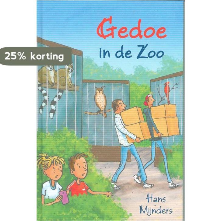 Gedoe in de zoo 9789033128455 Hans Mijnders, Boeken, Kinderboeken | Jeugd | 10 tot 12 jaar, Zo goed als nieuw, Verzenden
