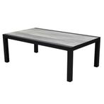 Montenegro stoel-bank loungeset 4-delig antraciet aluminium, Tuin en Terras, Tuinsets en Loungesets, Ophalen of Verzenden, Nieuw