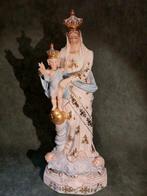Beeld - Grote Madonna met kind - 47 cm ! - Porselein - Early